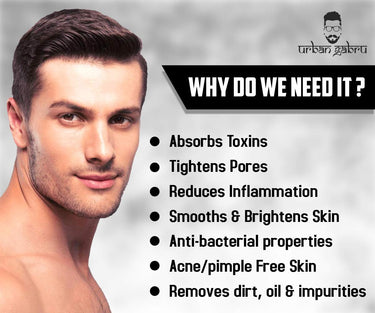 UrbanGabru Charcoal Peel Off Mask, 120g & UrbanGabru Charcoal Face Wash with Apple Cider Vinegar for Pimple/Acne control and clear Glowing Ski